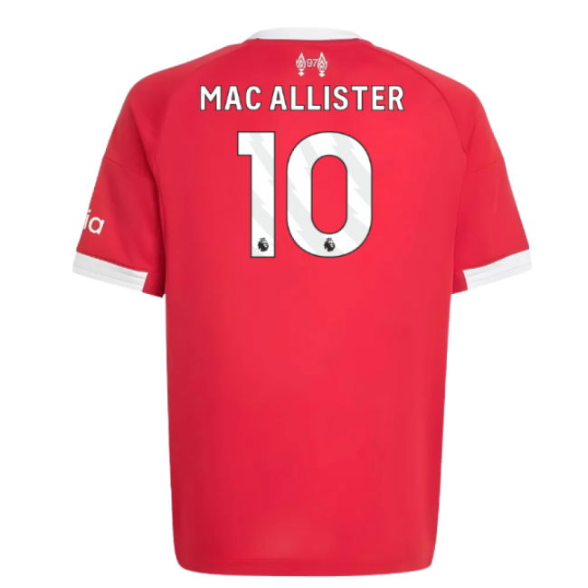 2025-2026 Liverpool Home Shirt (Kids) (Mac Allister 10)