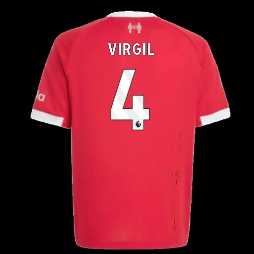 2025-2026 Liverpool Home Shirt (Kids) (Virgil 4)