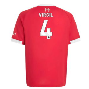 2025-2026 Liverpool Home Shirt (Kids) (Virgil 4)