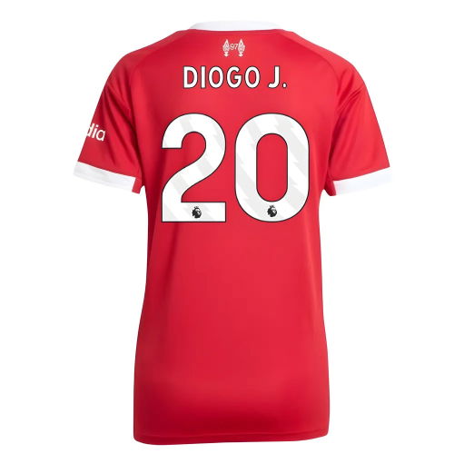 2025-2026 Liverpool Home Shirt (Womens) (Diogo J. 20)