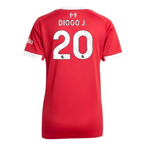 2025-2026 Liverpool Home Shirt (Womens) (Diogo J. 20)