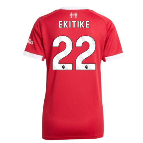 2025-2026 Liverpool Home Shirt (Womens) (Ekitike 22)
