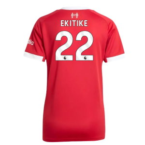 2025-2026 Liverpool Home Shirt (Womens) (Ekitike 22)
