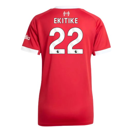 2025-2026 Liverpool Home Shirt (Womens) (Ekitike 22)