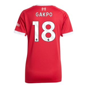 2025-2026 Liverpool Home Shirt (Womens) (Gakpo 18)