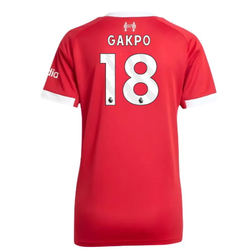 2025-2026 Liverpool Home Shirt (Womens) (Gakpo 18)