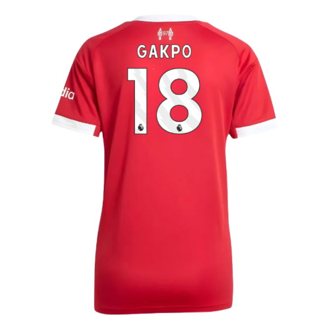 2025-2026 Liverpool Home Shirt (Womens) (Gakpo 18)