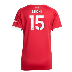 2025-2026 Liverpool Home Shirt (Womens) (Leoni 15)