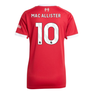 2025-2026 Liverpool Home Shirt (Womens) (Mac Allister 10)