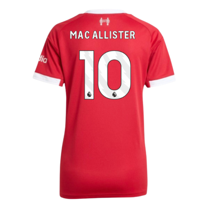2025-2026 Liverpool Home Shirt (Womens) (Mac Allister 10)