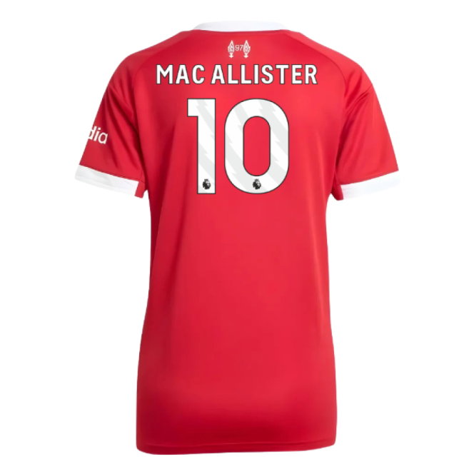 2025-2026 Liverpool Home Shirt (Womens) (Mac Allister 10)