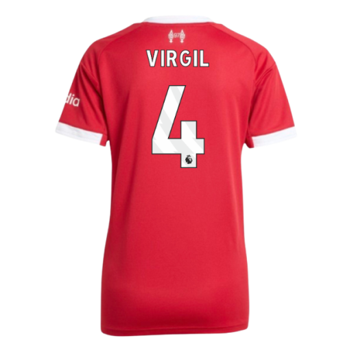 2025-2026 Liverpool Home Shirt (Womens) (Virgil 4)
