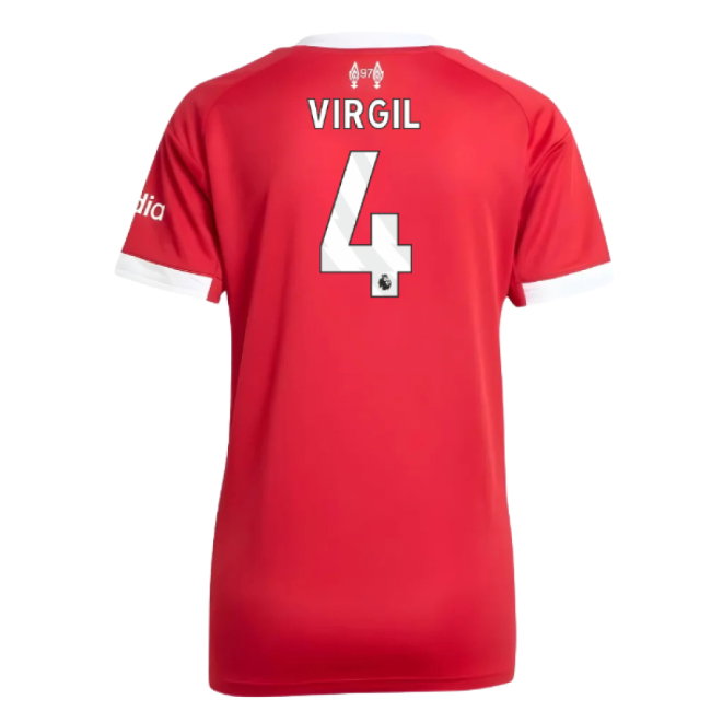 2025-2026 Liverpool Home Shirt (Womens) (Virgil 4)