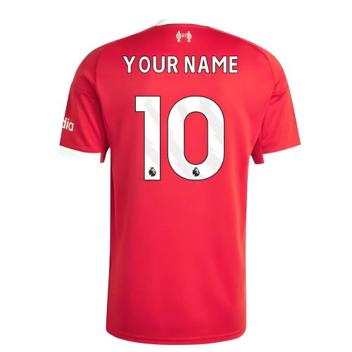 2025-2026 Liverpool Home Shirt (Your Name)