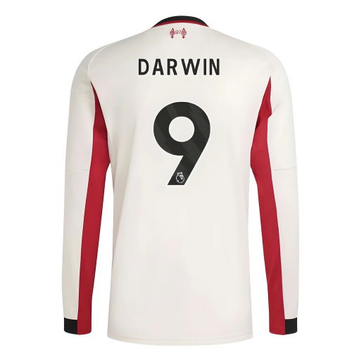 2025-2026 Liverpool Long Sleeve Away Shirt (Darwin 9)