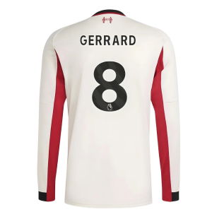 2025-2026 Liverpool Long Sleeve Away Shirt (Gerrard 8)