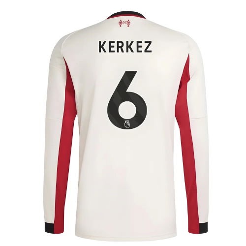2025-2026 Liverpool Long Sleeve Away Shirt (Kerkez 6)