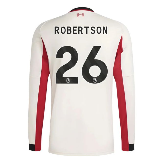 2025-2026 Liverpool Long Sleeve Away Shirt (Robertson 26)