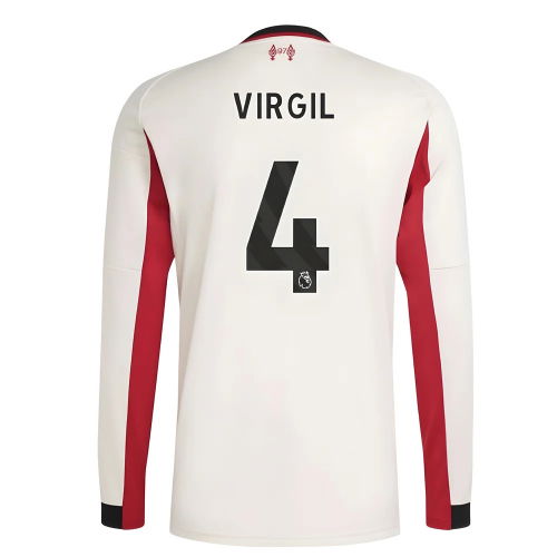 2025-2026 Liverpool Long Sleeve Away Shirt (Virgil 4)