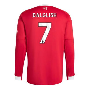 2025-2026 Liverpool Long Sleeve Home Shirt (Dalglish 7)
