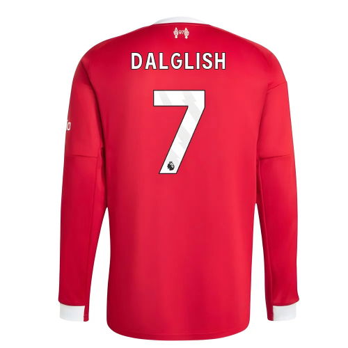 2025-2026 Liverpool Long Sleeve Home Shirt (Dalglish 7)