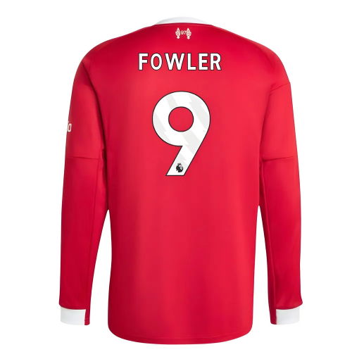 2025-2026 Liverpool Long Sleeve Home Shirt (Fowler 9)