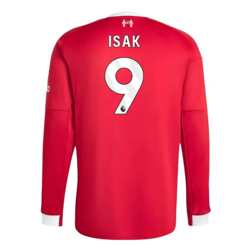 2025-2026 Liverpool Long Sleeve Home Shirt (Isak 9)