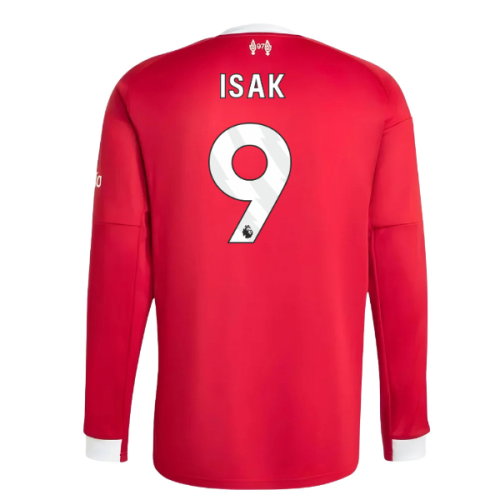 2025-2026 Liverpool Long Sleeve Home Shirt (Isak 9)
