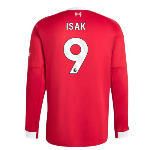 2025-2026 Liverpool Long Sleeve Home Shirt (Isak 9)