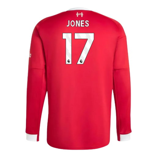 2025-2026 Liverpool Long Sleeve Home Shirt (Jones 17)