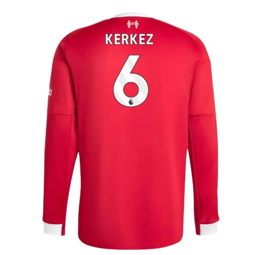 2025-2026 Liverpool Long Sleeve Home Shirt (Kerkez 6)