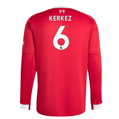 2025-2026 Liverpool Long Sleeve Home Shirt (Kerkez 6)