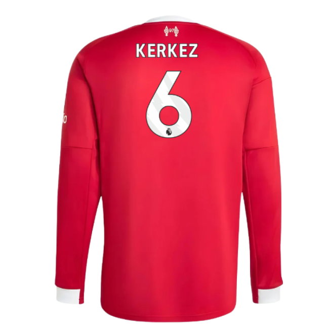 2025-2026 Liverpool Long Sleeve Home Shirt (Kerkez 6)