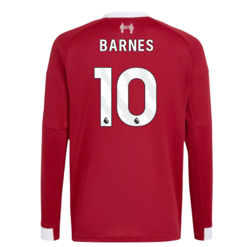 2025-2026 Liverpool Long Sleeve Home Shirt (Kids) (Barnes 10)