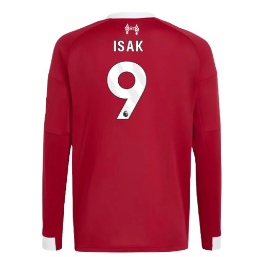 2025-2026 Liverpool Long Sleeve Home Shirt (Kids) (Isak 9)