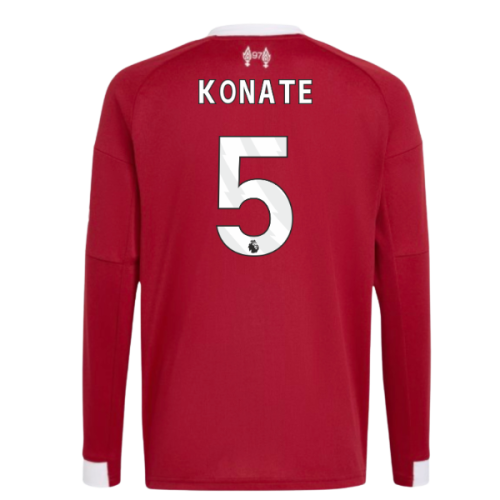 2025-2026 Liverpool Long Sleeve Home Shirt (Kids) (Konate 5)
