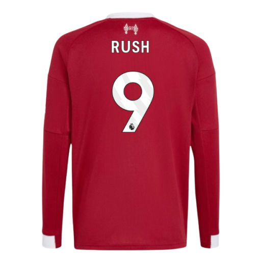 2025-2026 Liverpool Long Sleeve Home Shirt (Kids) (Rush 9)