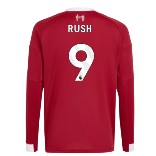 2025-2026 Liverpool Long Sleeve Home Shirt (Kids) (Rush 9)