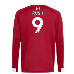 2025-2026 Liverpool Long Sleeve Home Shirt (Kids) (Rush 9)
