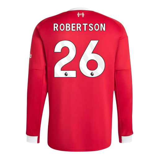 2025-2026 Liverpool Long Sleeve Home Shirt (Robertson 26)
