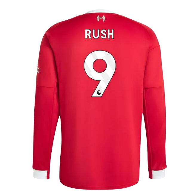2025-2026 Liverpool Long Sleeve Home Shirt (Rush 9)