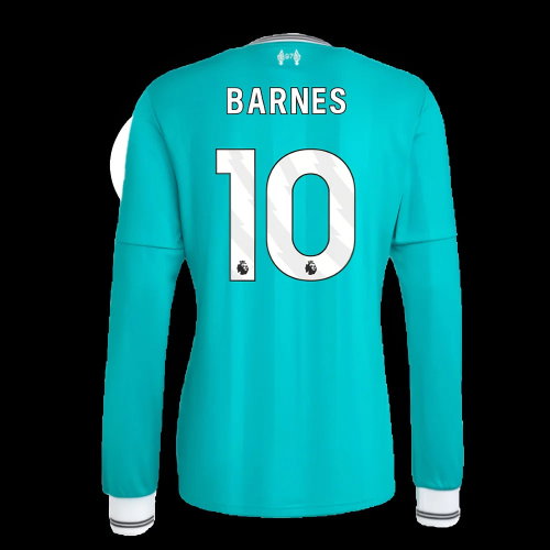 2025-2026 Liverpool Long Sleeve Third Shirt (Barnes 10)
