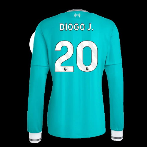 2025-2026 Liverpool Long Sleeve Third Shirt (Diogo J. 20)