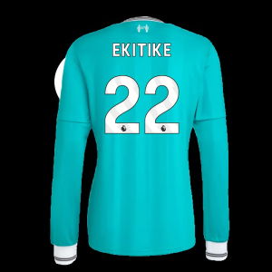 2025-2026 Liverpool Long Sleeve Third Shirt (Ekitike 22)