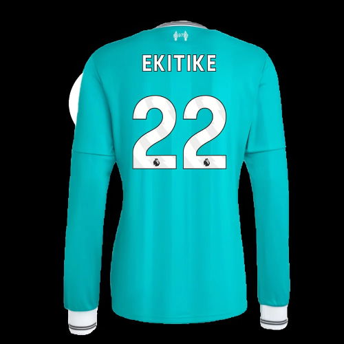 2025-2026 Liverpool Long Sleeve Third Shirt (Ekitike 22)