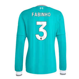 2025-2026 Liverpool Long Sleeve Third Shirt (Fabinho 3)