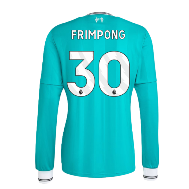 2025-2026 Liverpool Long Sleeve Third Shirt (Frimpong 30)