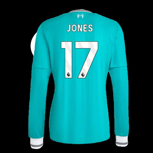2025-2026 Liverpool Long Sleeve Third Shirt (Jones 17)