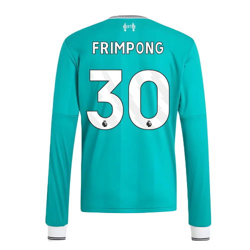 2025-2026 Liverpool Long Sleeve Third Shirt (Kids) (Frimpong 30)