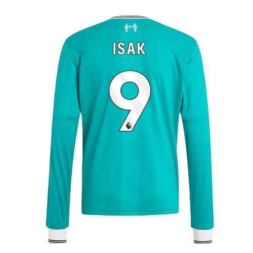 2025-2026 Liverpool Long Sleeve Third Shirt (Kids) (Isak 9)